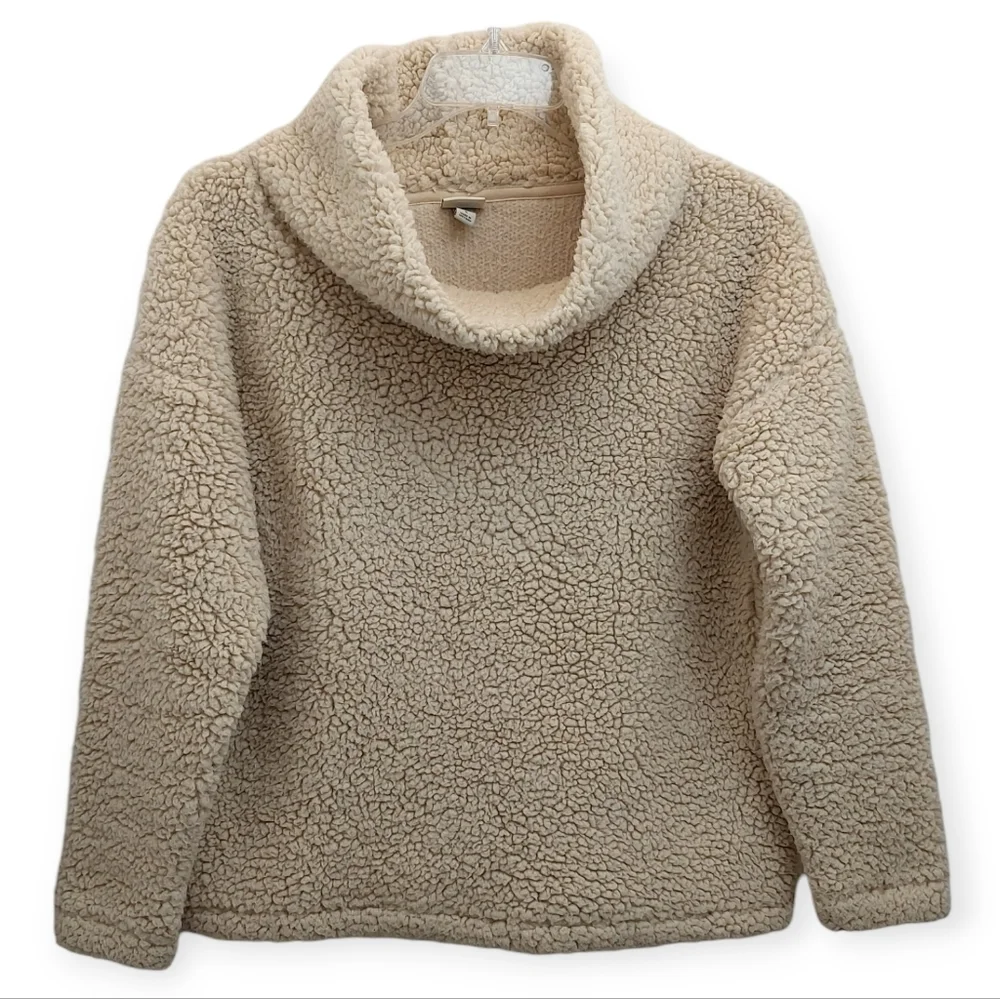 A New Day Women's Size Large Oversized Cozy Sweater Cream